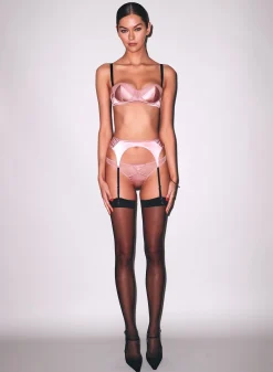 Back Seam Thigh High Stocking