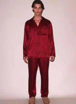 Barolo Silk Jacquard PJ Set