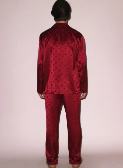 Barolo Silk Jacquard PJ Set
