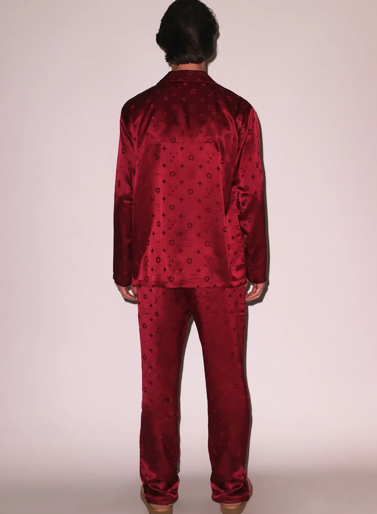 Barolo Silk Jacquard PJ Set
