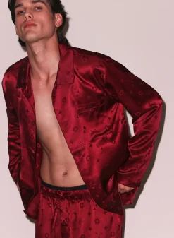 Barolo Silk Jacquard PJ Set