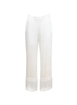 Bianca Fringe Silk Pant