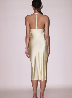 Buckle T-Strap Dress