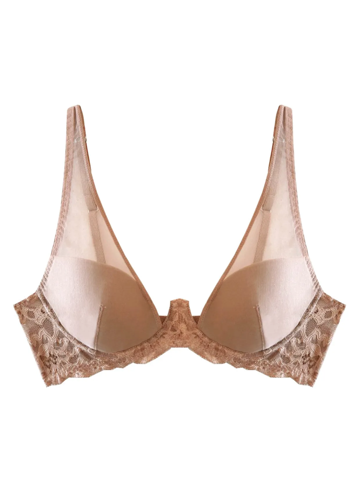 Charlotte Sheer Overlay Demi Bra