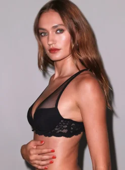 Charlotte Sheer Overlay Demi Bra