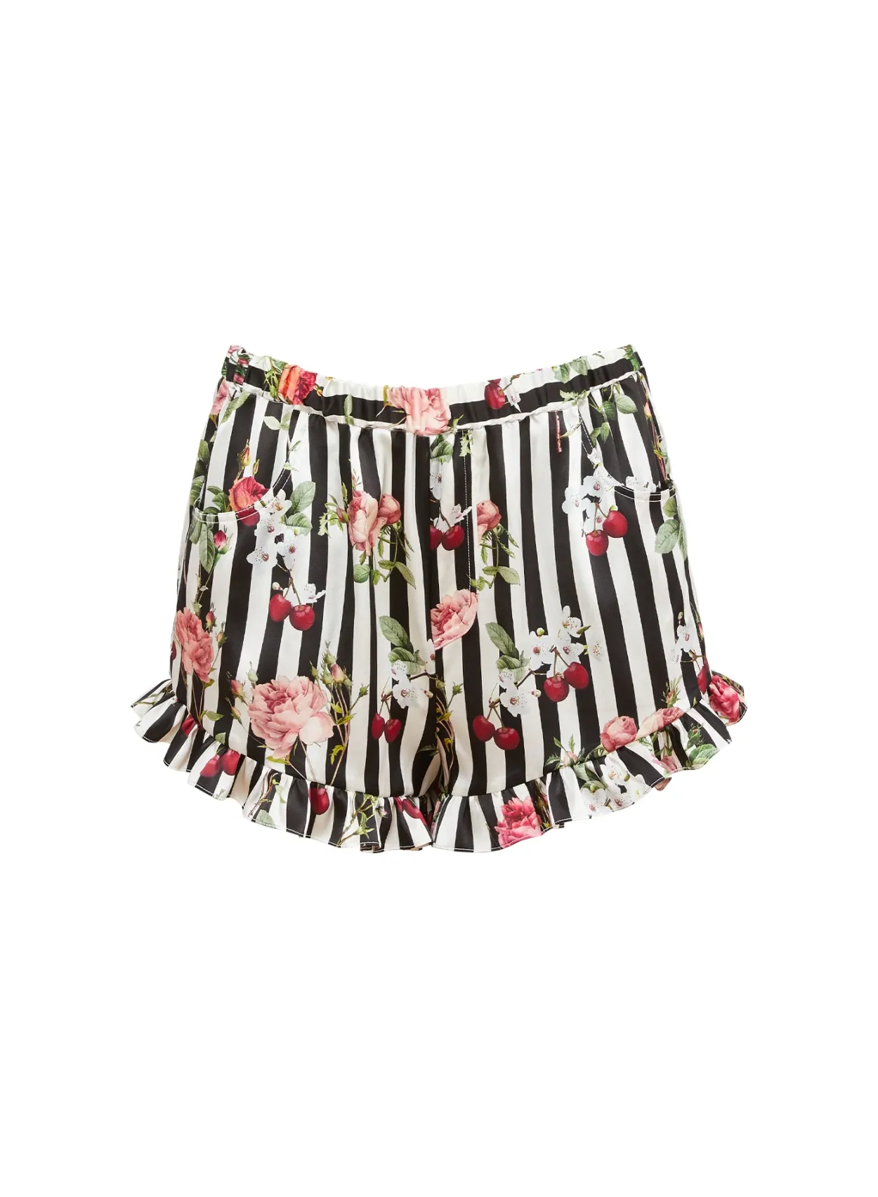 Cherry Rose Ruffle Short