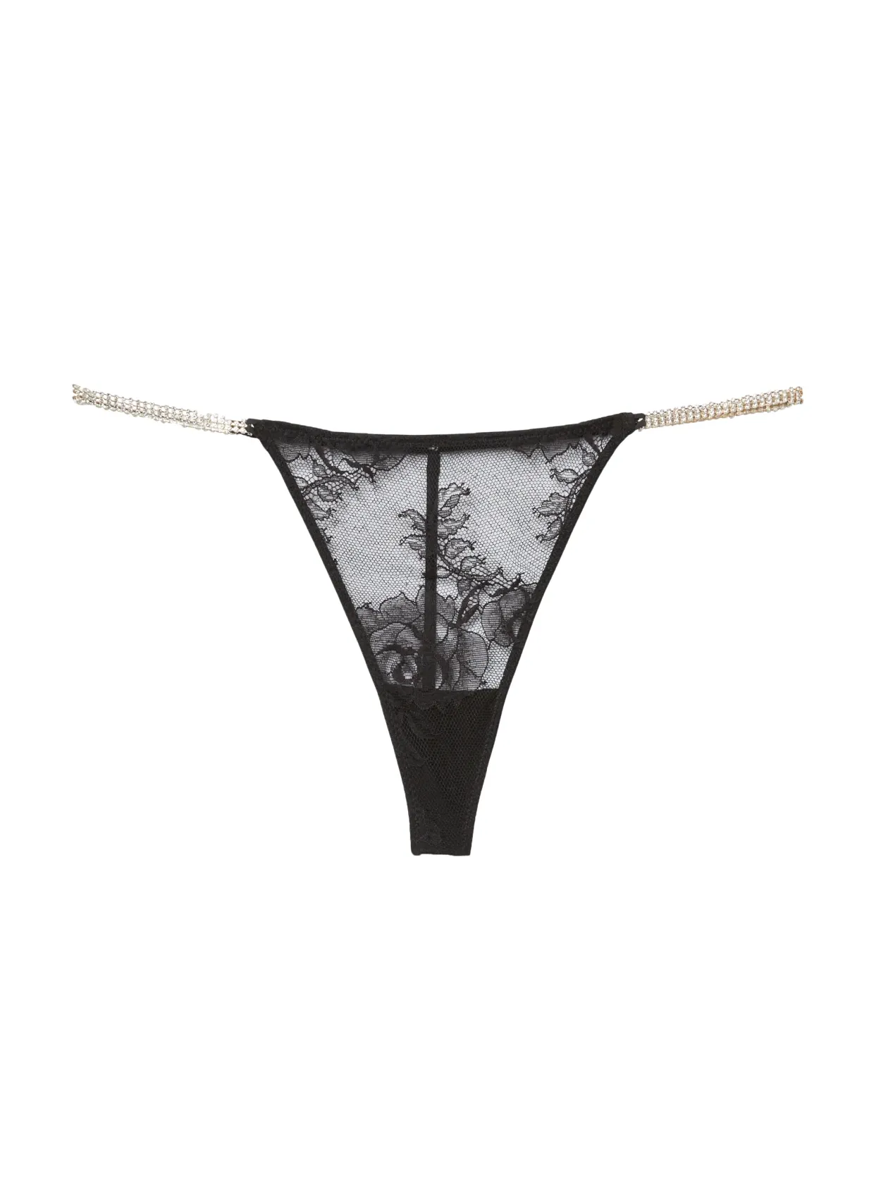 Crystal Bouquet Lace V-String