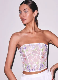 Elara Embroidery Corset Top