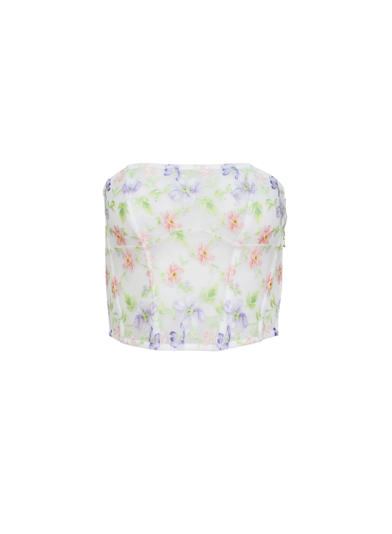Elara Embroidery Corset Top