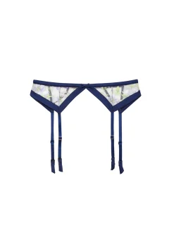 Elara Embroidery Garter Belt