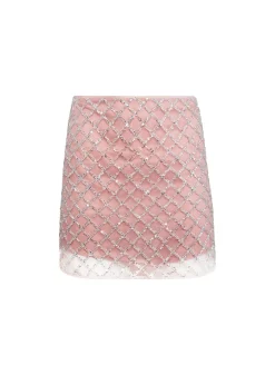 Embellished Mini Skirt