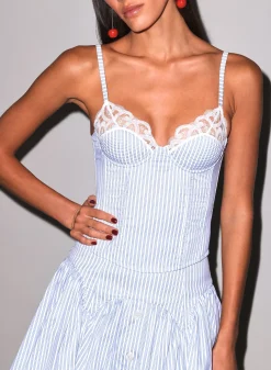 Hampton Poplin Bustier