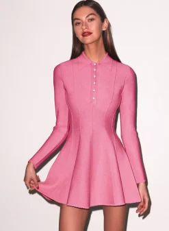 Henley Flared Corset Dress