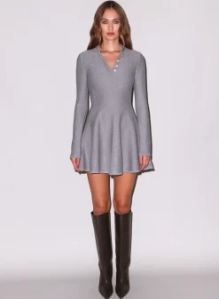 Henley Flared Corset Dress