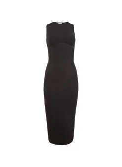 Hourglass Rib Midi Dress