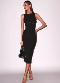 Hourglass Rib Midi Dress