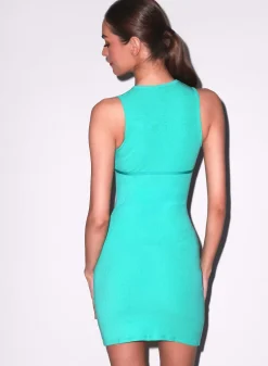 Hourglass Rib Mini Dress