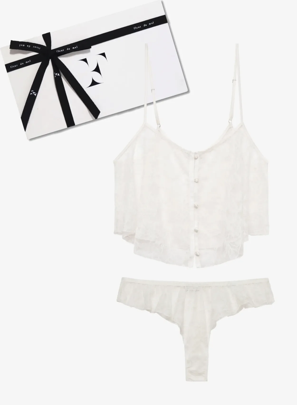 Ivory Jasmine Lace Set