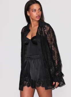 Juliet Lace Button Down