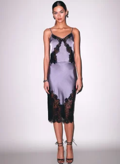Juliet Lace Silk Skirt