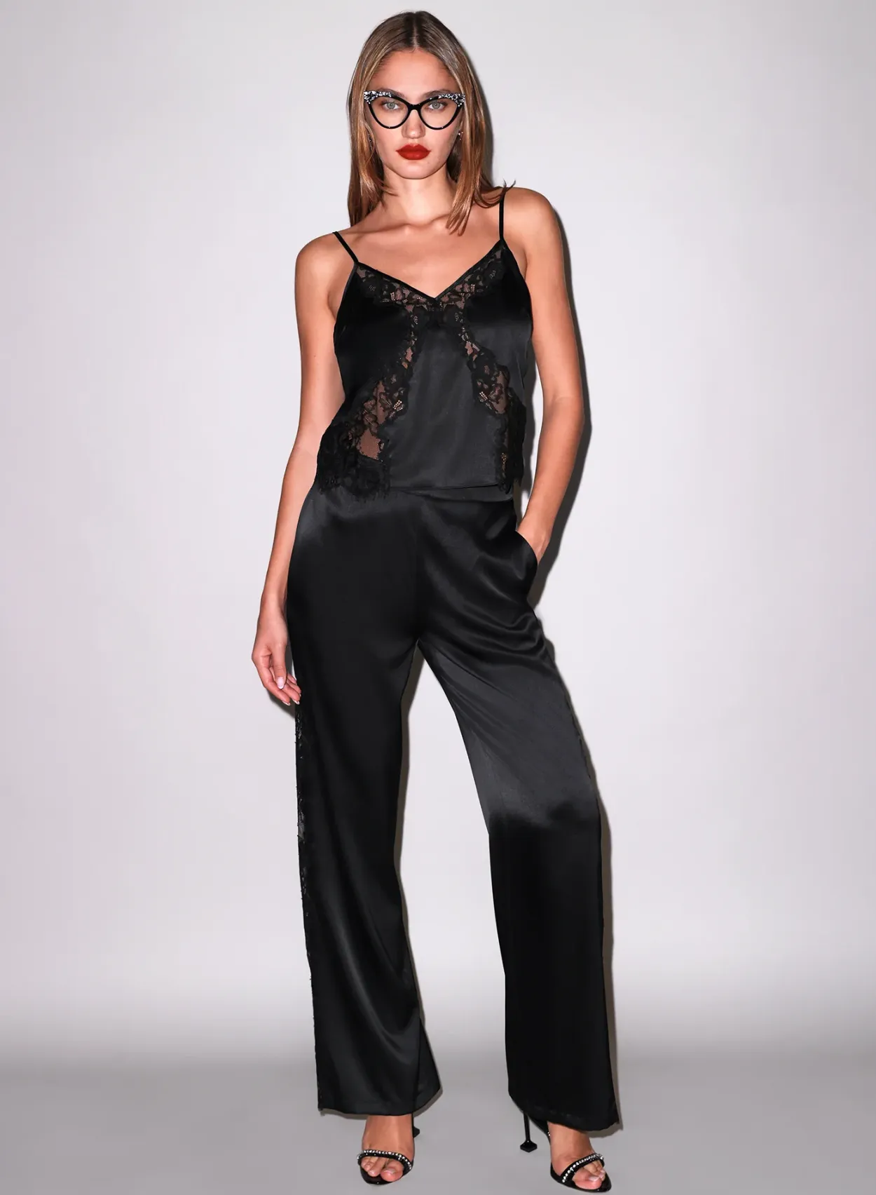 Juliet Silk & Lace Pant