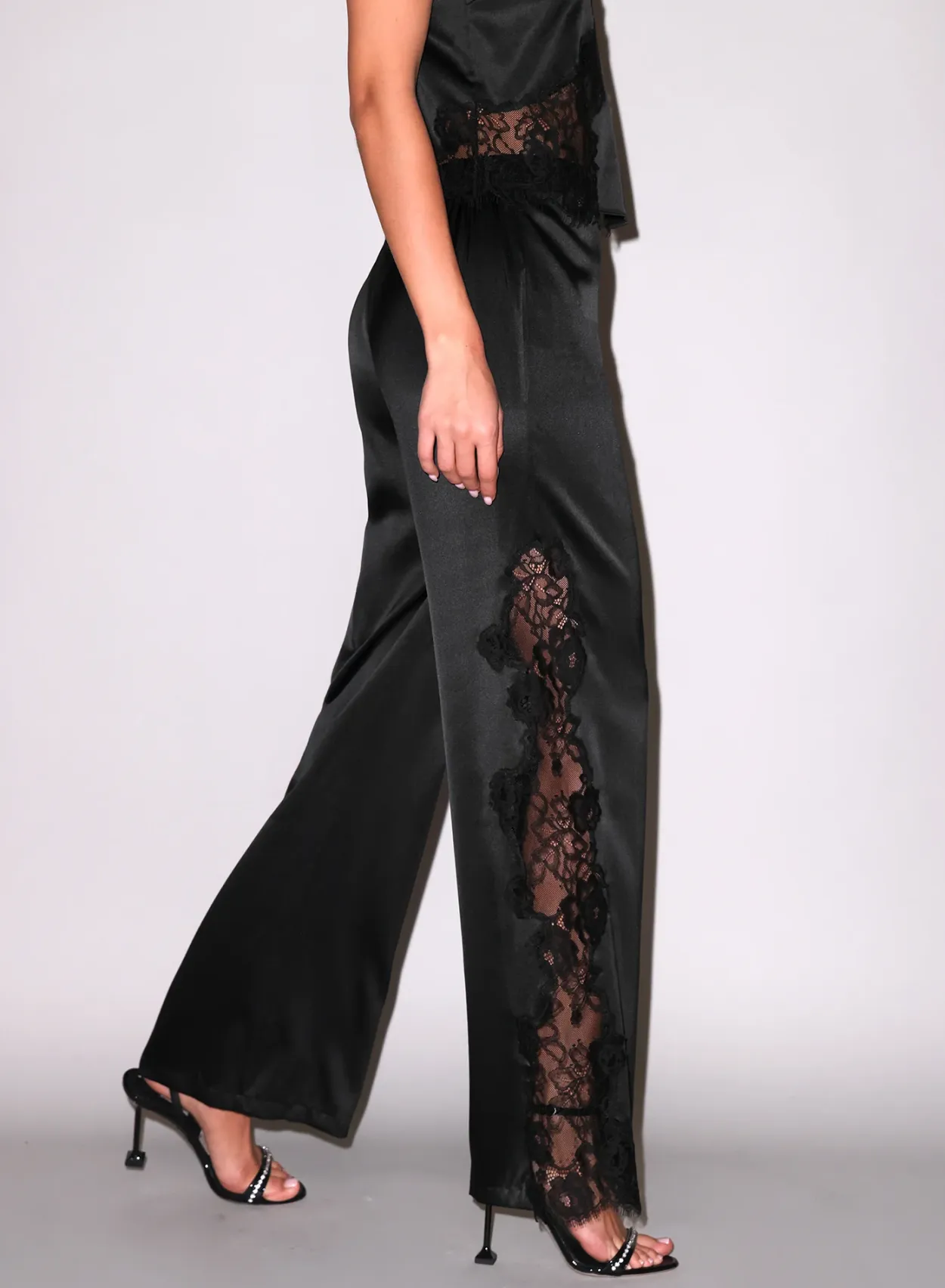 Juliet Silk & Lace Pant