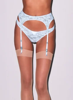 Le Stretch Lace Garter Belt