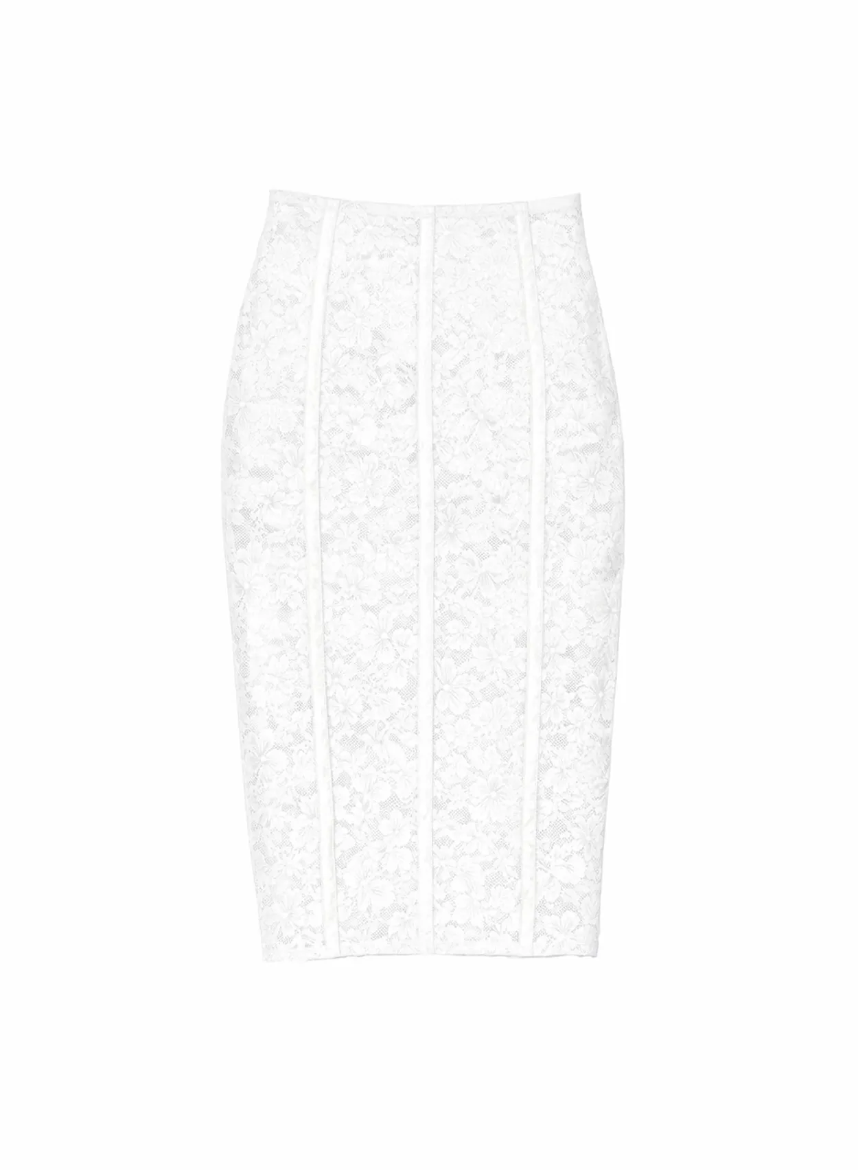 Le Stretch Lace Pencil Skirt