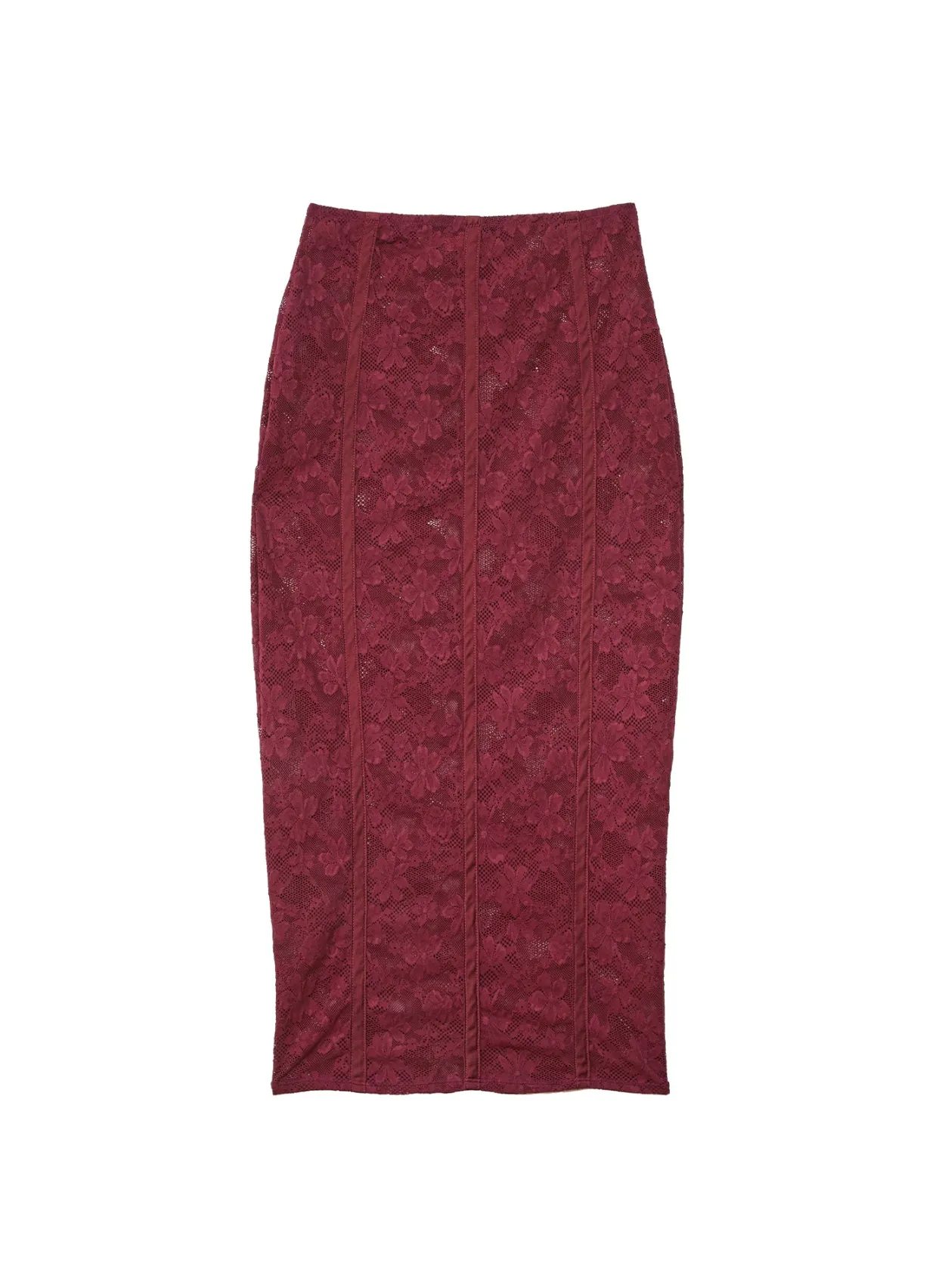 Le Stretch Lace Pencil Skirt