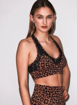 Le Stretch Lace Sports Bra