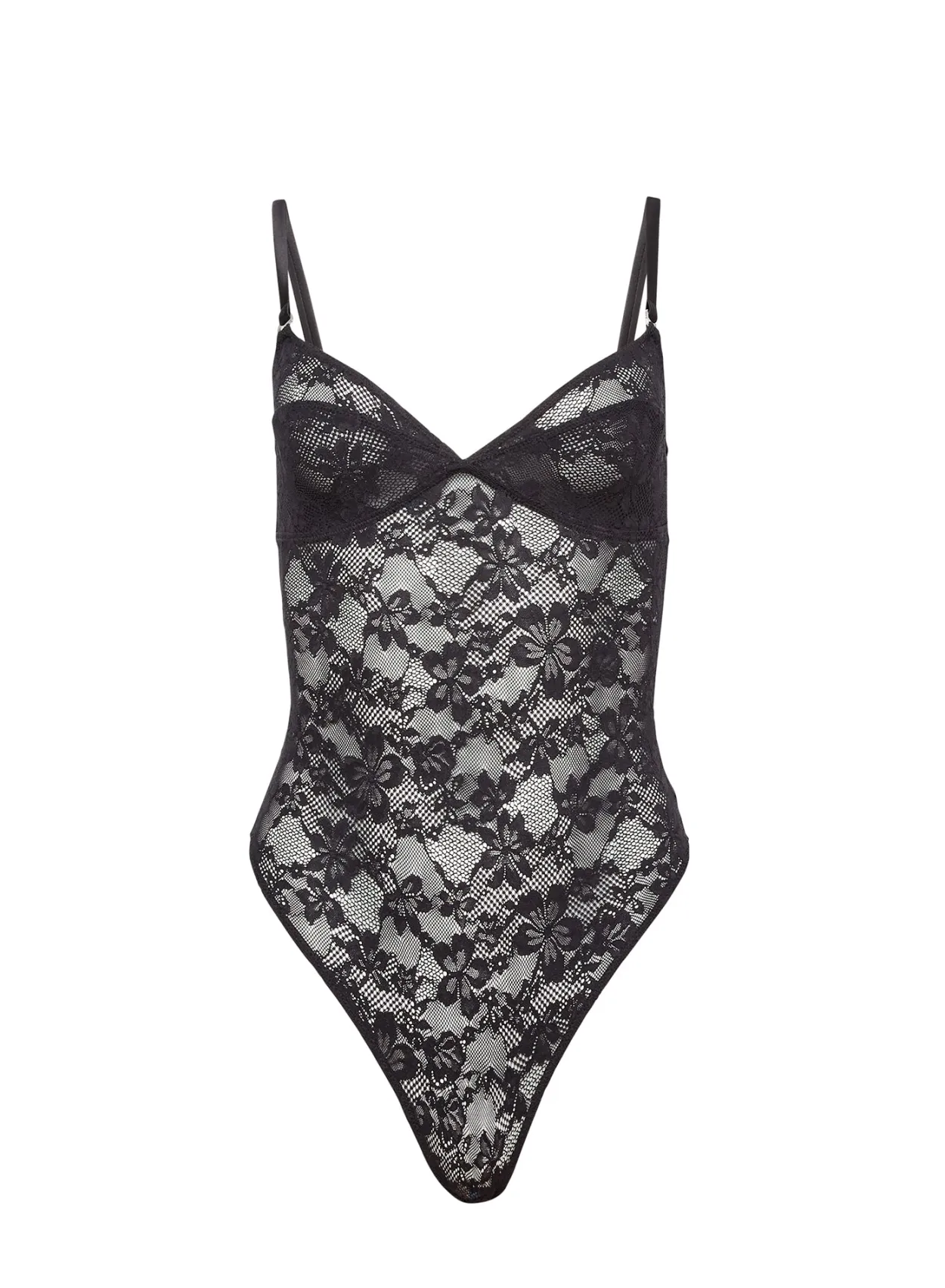 Le Stretch Lace Wireless Bodysuit