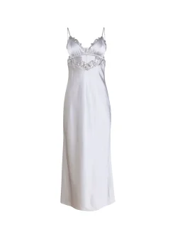 Lily Embroidery Cutout Slip