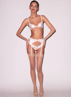 Lily Embroidery Hipster Thong
