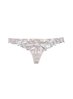 Lily Embroidery Hipster Thong