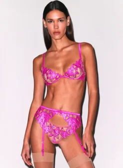 Lily Embroidery Hipster Thong