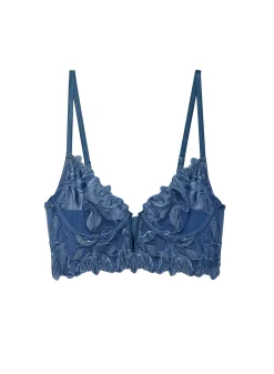 Lily Embroidery Longline Demi Bra