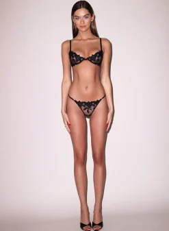 Lily Embroidery Ouvert Panty