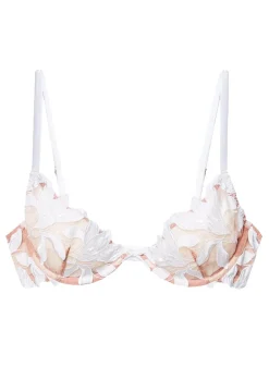Lily Embroidery Plunge Demi Bra