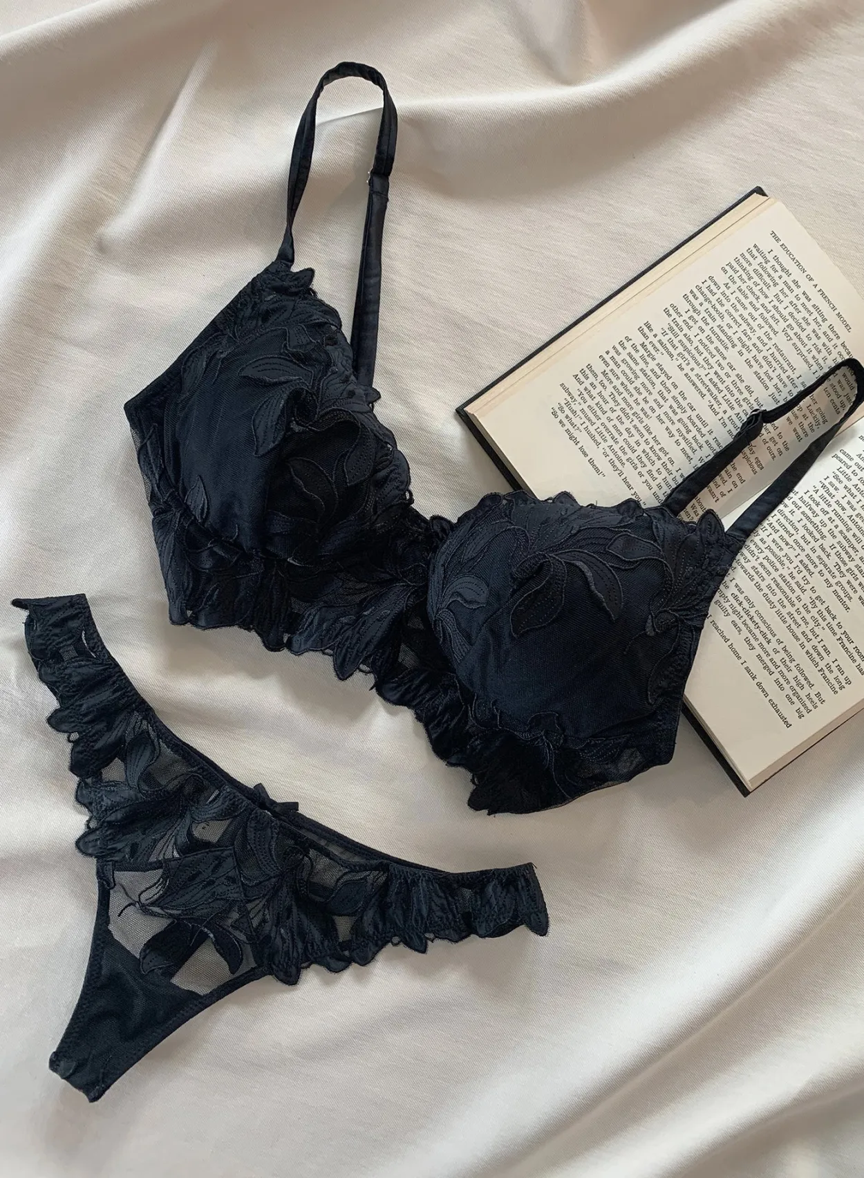 Lily Embroidery Post Surgical Bra