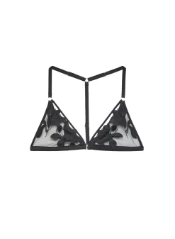 Lily Embroidery Racer Triangle Bra