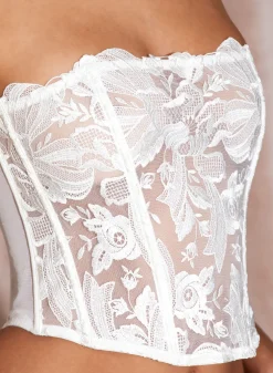 Lola Bow Embroidery Corset Top