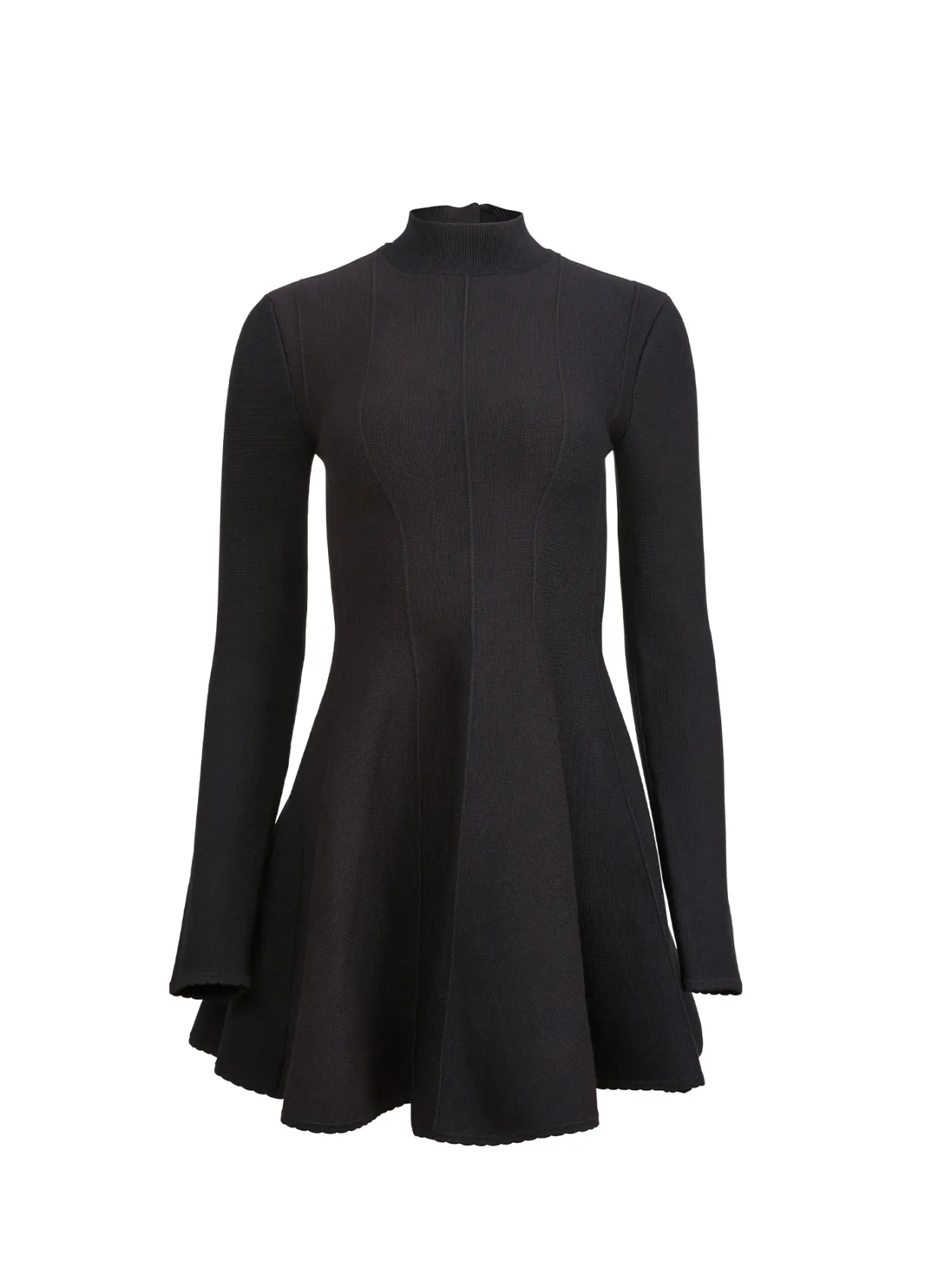 Long Sleeve Flared Corset Dress