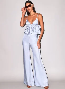 Luxe Twill Flare Pant