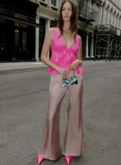 Luxe Twill Flare Pant
