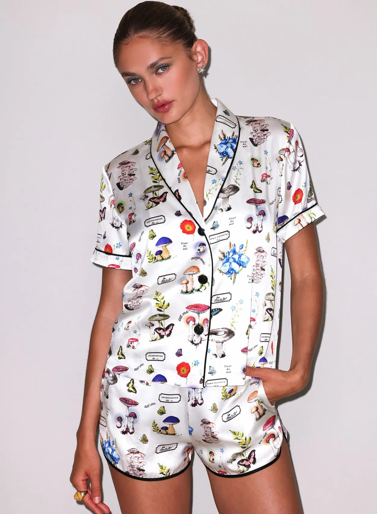 Magical Mushroom Short Sleeve PJ Top