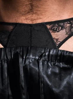 Men's Bouquet Lace Thong