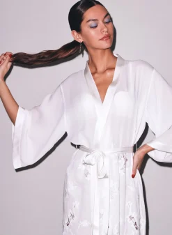 Mia Lace Long Robe