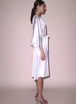 Midi Angel Sleeve Robe