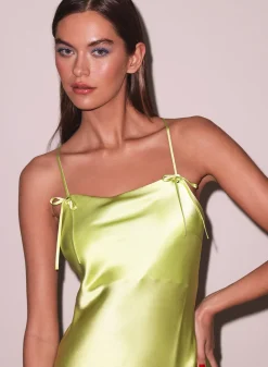 Open Back Maxi Slip Dress