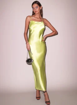 Open Back Maxi Slip Dress